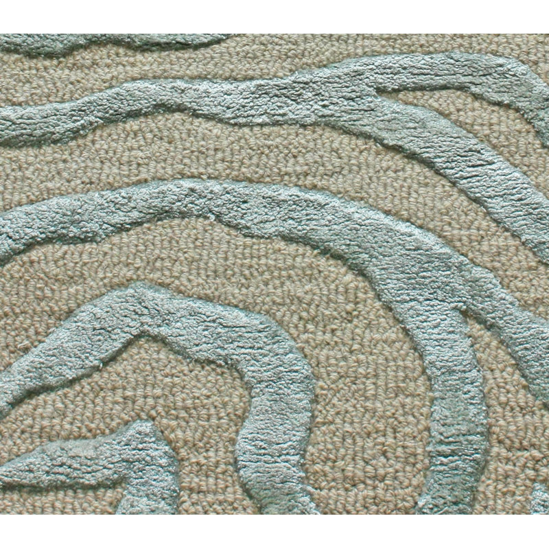 Tapis vert clair Galles Safari, Rectangle 7 pi 7,2 po x 9 pi 6 po