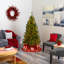 Lighted Artificial Pine Christmas Tree-2069772073