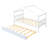 Saunderton Wooden House Bed with Trundle-299217223-298050778