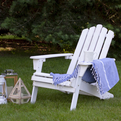 36" Classic Folding Wooden Adirondack Chair