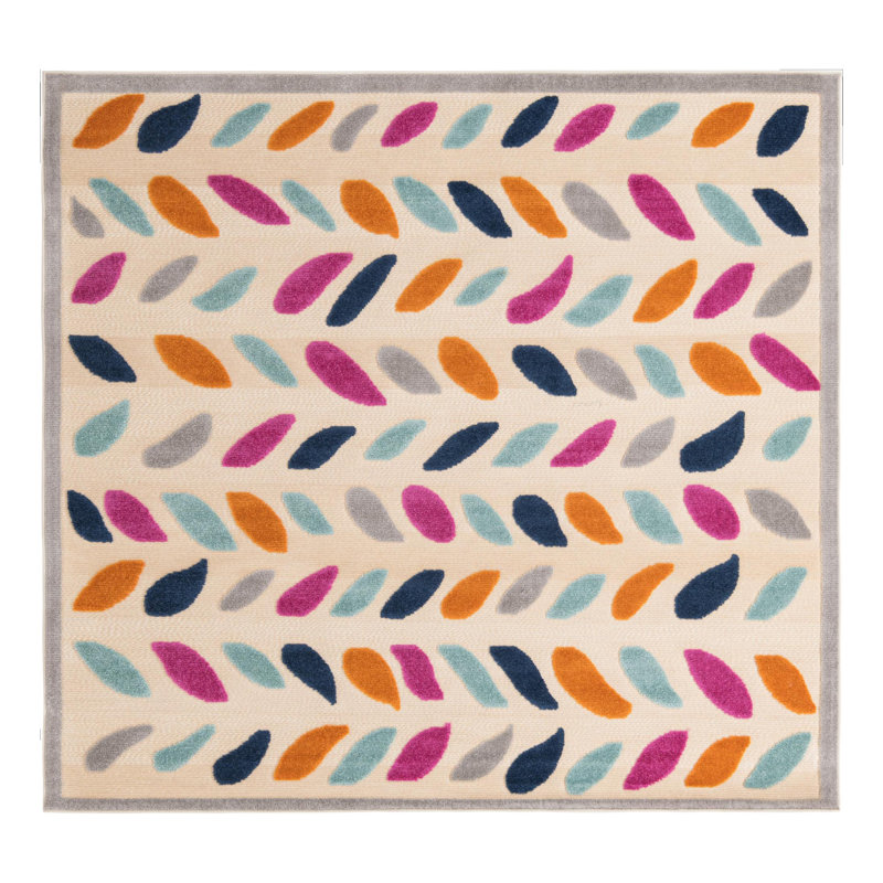 Oranjestad Aruba Indoor/Outdoor Rug, Square 7'10"