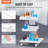 Lab Trolley, 3-Layer Rolling Lab Cart