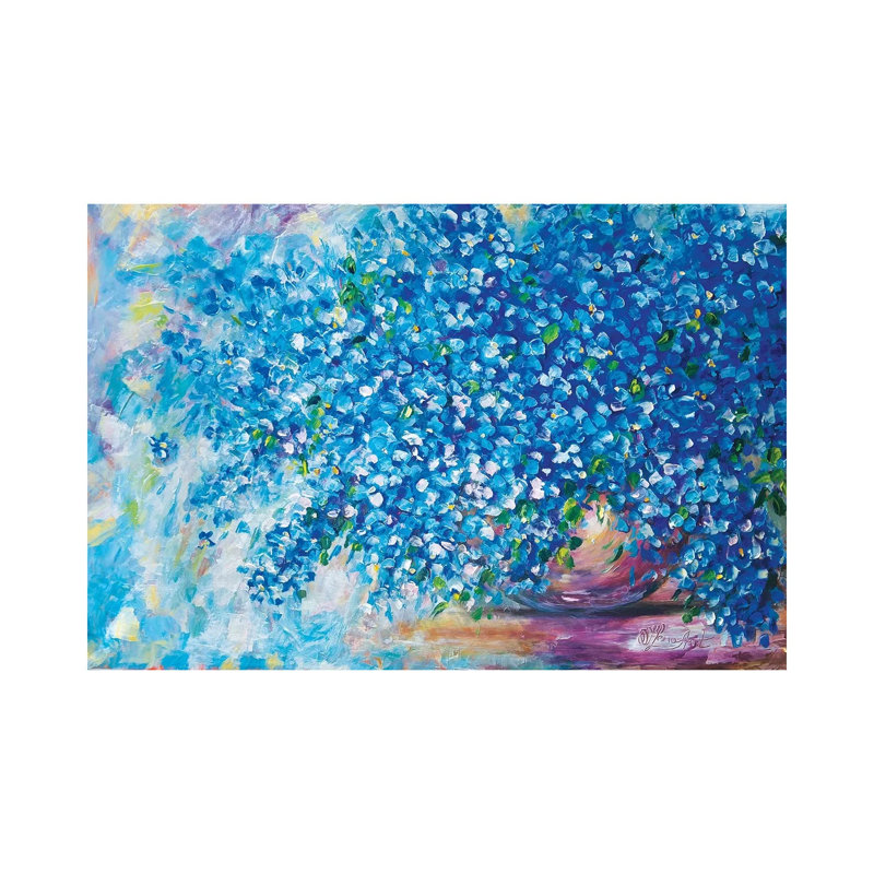 Forget-Me-Not - Wrapped Canvas Painting, 101.6 cm H x 66.04 cm W x 3.175 cm D