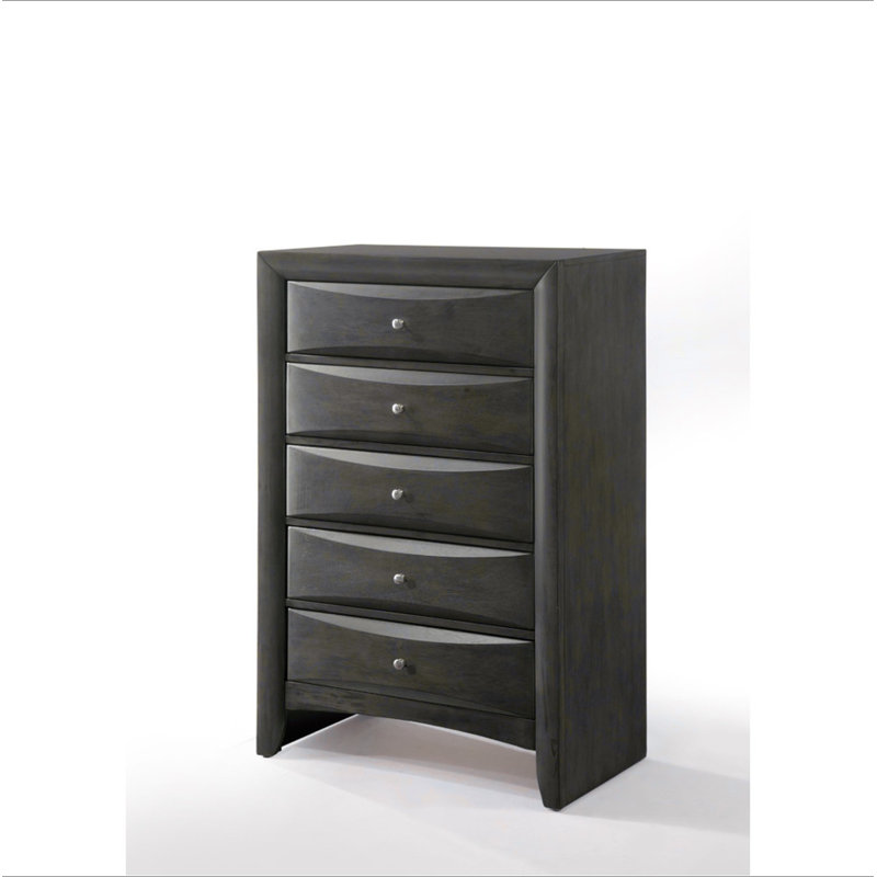 Commode en chêne gris Irlande, Gris