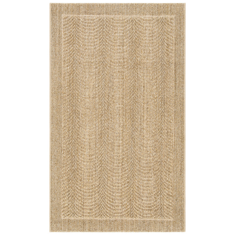 Rodanthe Palm Beach Jacquard Weave Sisal & Jute Solid Color Rug
