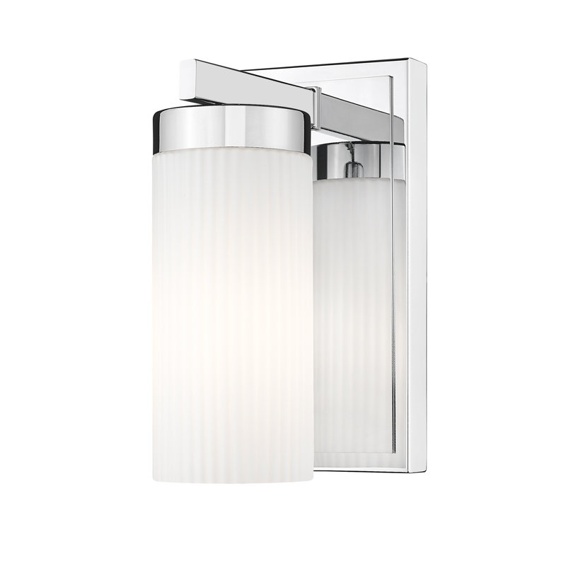 Danica 1 Light Wall Sconce, Chrome