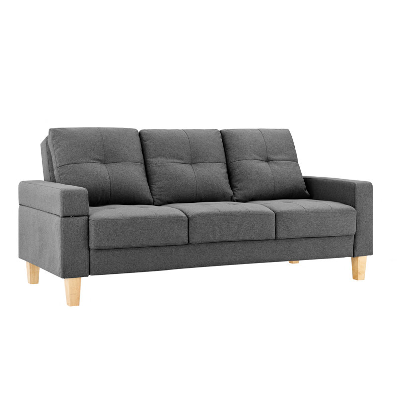 Giovanna 3 Seater Sleeper, Dark Grey