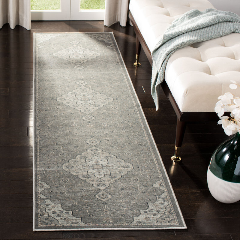 Pearisburg Oriental Viscose Area Rug, Runner 66 x 244 cm