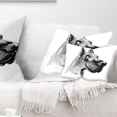 Coussin English Bulldog with Monocle