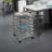 Rolling Storage Cabinet With Drawers-1206046758