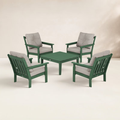 POLYWOOD® Vineyard 4-Person Patio Seating Group