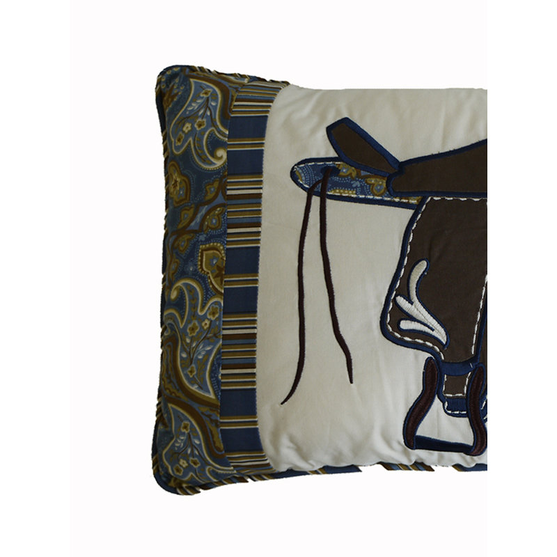 Saddle Quilted Pillow