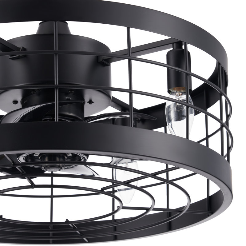 Pecor 18" Ceiling Fan with Light Kit and the Remote Included