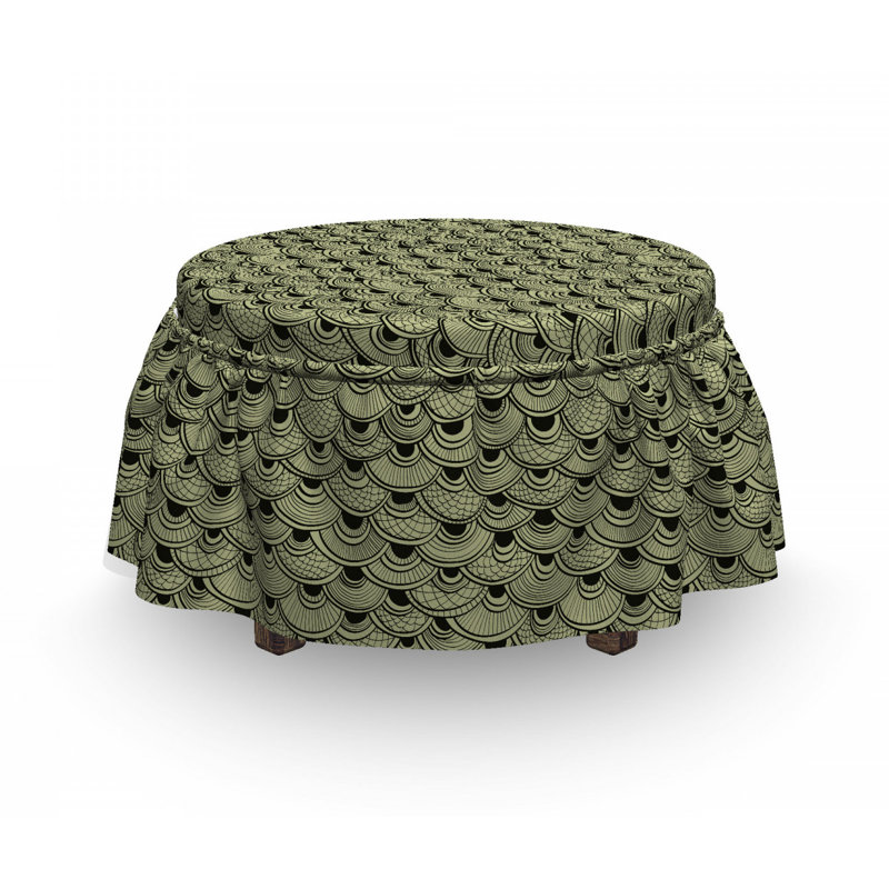 Housse pour repose-pieds boho curves