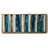 Blue Streaks- Framed Canvas-110588300