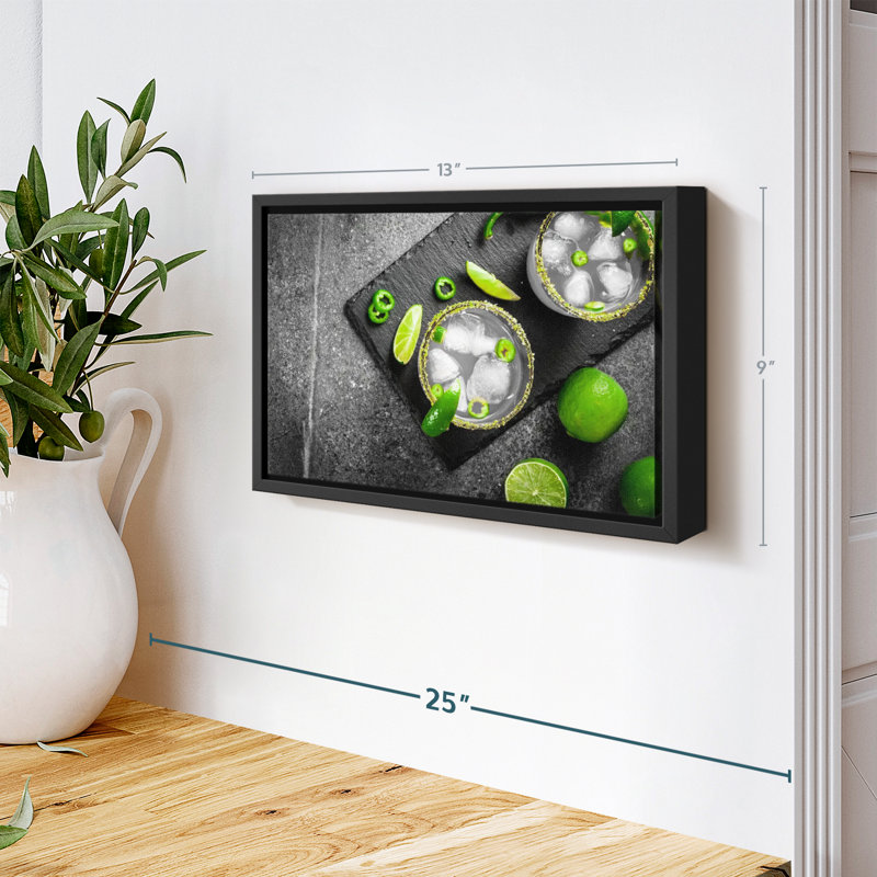 Impression sur toile de cocktail mexicain, H 9 po x l 13 po