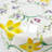 Flower patterned circular ceramic stool