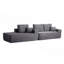 Canapé modulaire modulaire avec méridienne et poches latérales Aucun assemblage requis pour un confort ultime-129580643-129580640