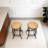 Industrial Firwood Adjustable Height Swivel Barstools-402938815