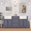 Ensemble de meuble-lavabo double 72 po Emiliano-278912150-307786140