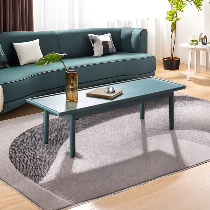 Table basse moderne simple de style crème