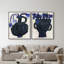 Indigo Vases Set Set by Oliver Gal-1663936916-1826241402