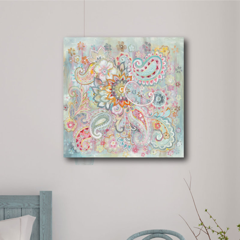« boho japonais », reproduction d’impression sur toile tendue