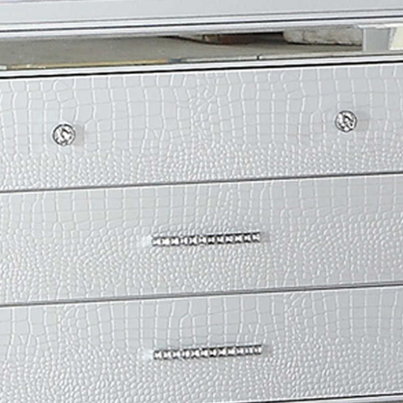 Jianu King 3 pièces gris, Très grand lit, Gris, 3 pcs: Bed, 2 Nightstands