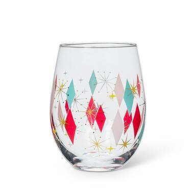 Aztec Wine Glass, Cactus Stem, Set of 4 – Abigails