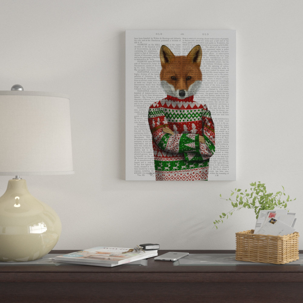 Fox hot sale christmas sweater