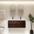 48" Bathroom Vanity with Double Sinks and Storage