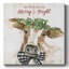 «Merry And Bright Cow», reproduction sur toile-700224548
