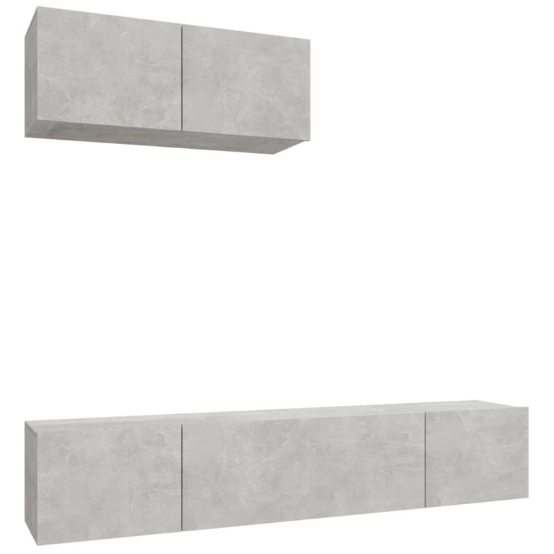Blagica TV Stand, Concrete Gray