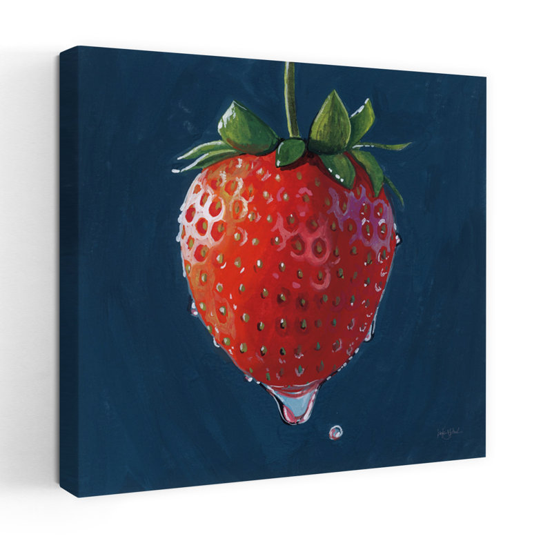 «The Most Strawberry», art contemporain, H 18 po x l 18 po