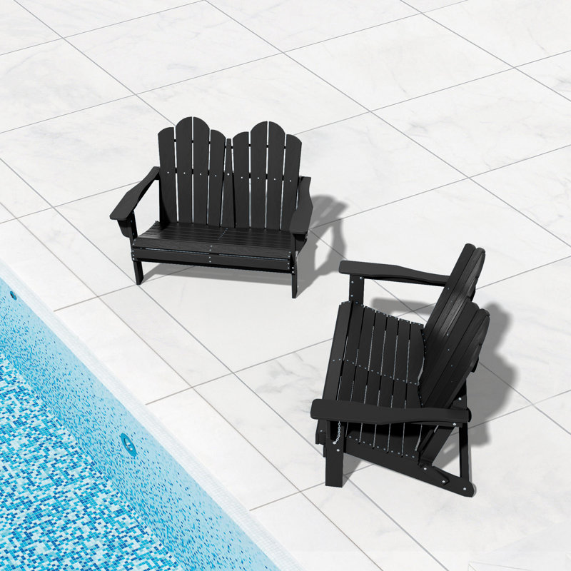 Chaise Adirondack Wolak, Noir, noir, noir, noir