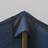 15' Rectangular Patio Umbrella, Dark Blue - Portable Canopy, Easy Crank, Double Sided For Backyard, Poolside , Poolside, Backyard