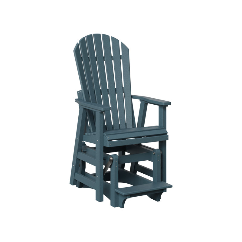 Comfo Back Outdoor Glider, Slate
