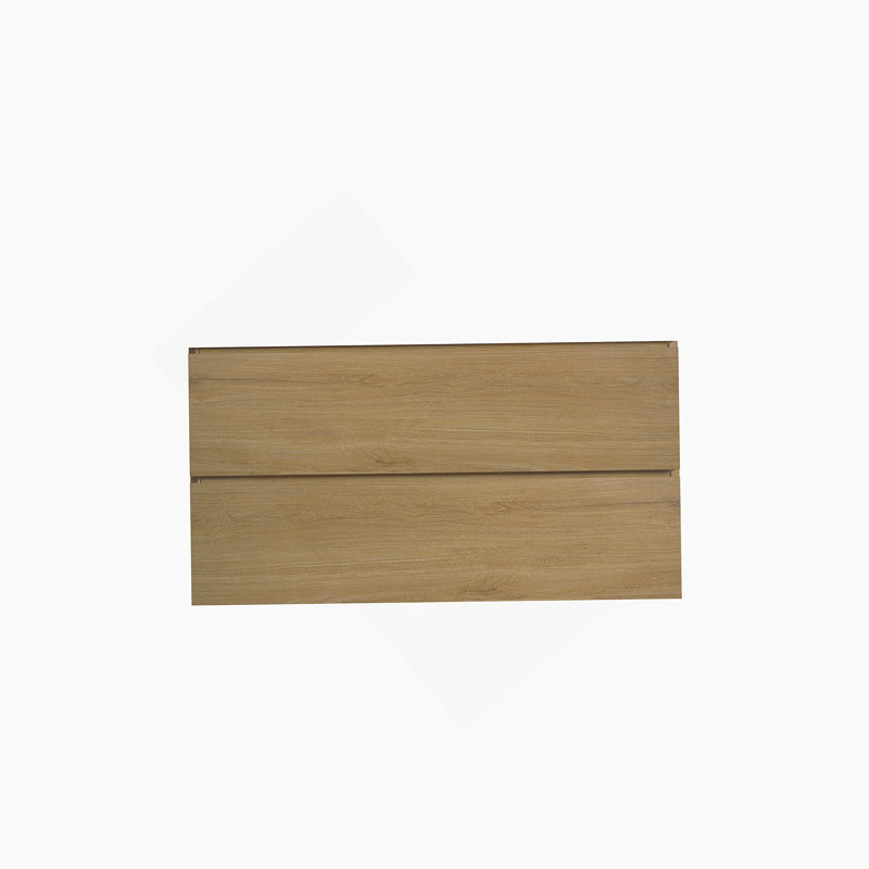 Wall Mount Cabinet Without Basin, Natural Oak Colour, With Two Drawers
