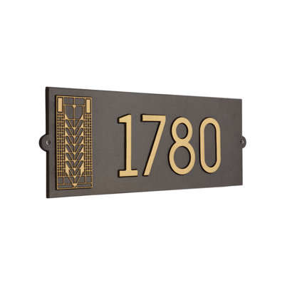 Frank Lloyd Wright Tree Of Life Modern Plaque, Standard 1-line