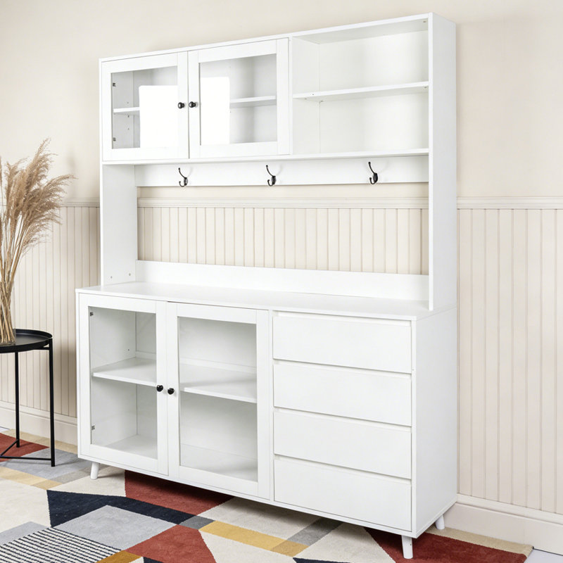 Grande huche de cuisine l 63 po, White