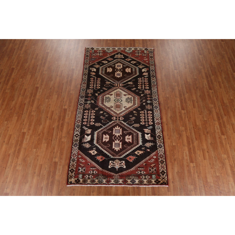 Tapis de couloir tribal motif perse Ardebil