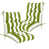Green/White Striped
