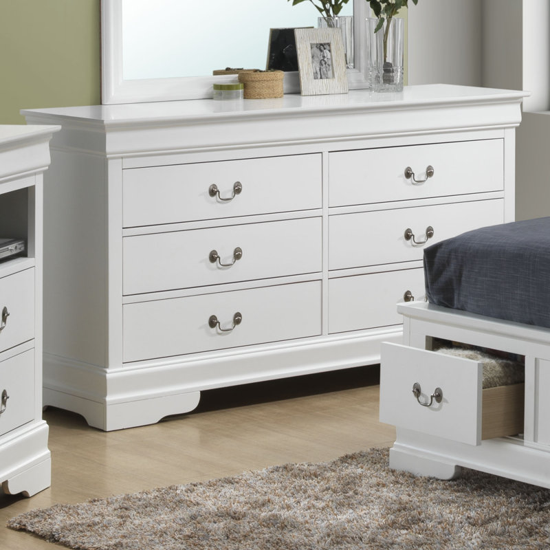 Citronelle 60'' W 6 - Drawer Dresser, White