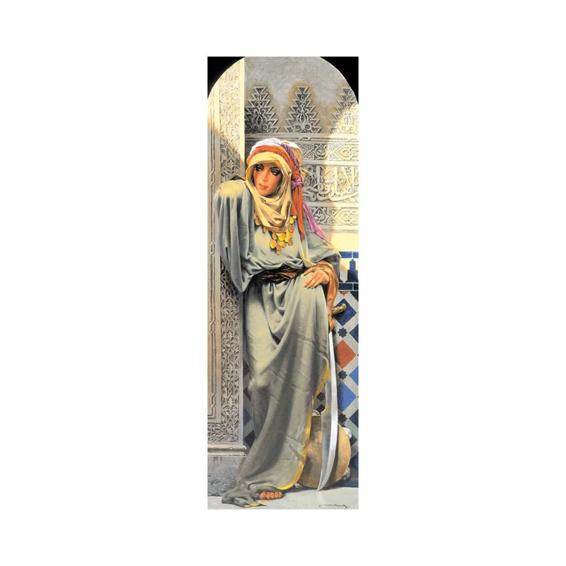 Sword Dancer by Maher Morcos - Wrapped Canvas Panoramic Painting, 30.48 cm H x 91.44 cm W x 1.91 cm D