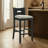 Barrymore Rubberwood Barstool With Fabric Seat-709897683-709897681-730182657