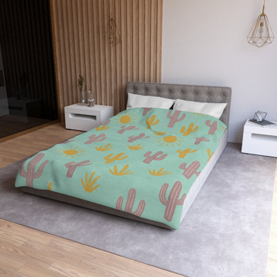 Microfiber Duvet Cover Boho Style, Design 20
