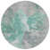 Machine Washable Indoor/Outdoor Claudian ACN1632 Teal Rug