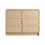 42" Freestanding Bathroom Vanity & 2 Soft-Close Cabinet Doors, Plywood, Dune Oak (KD-PACKING)-Excluding Sink