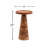 Mid-Century Farmhouse Cottagecore Handmade Wooden Accent End Table-1618155322-1618155316