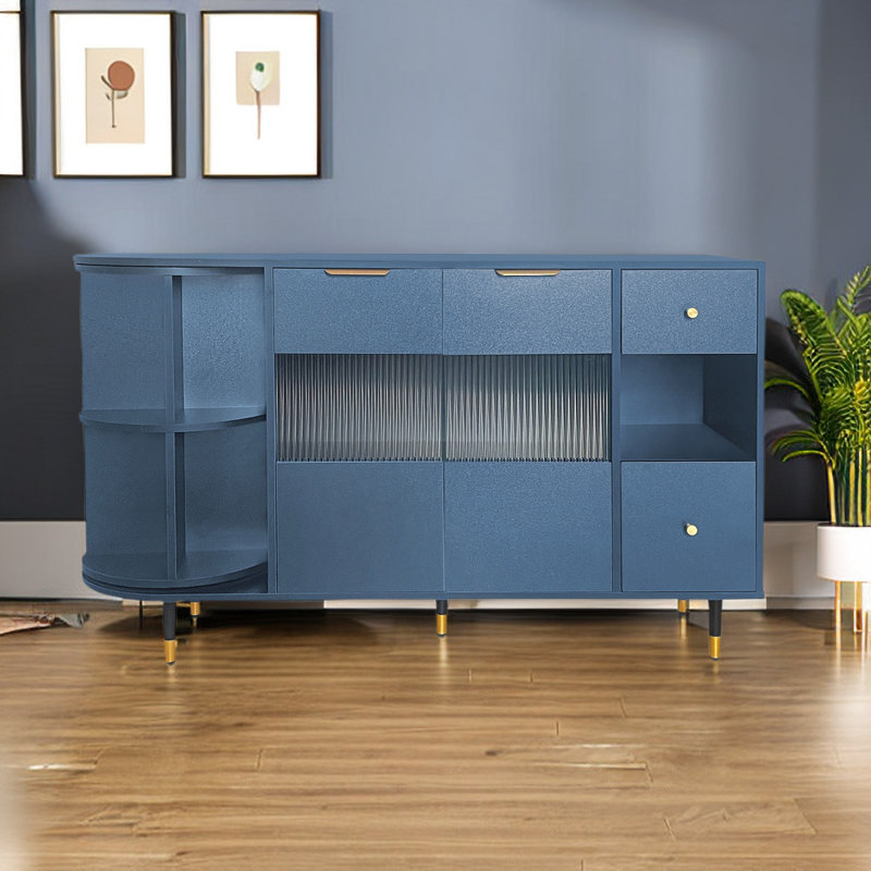 Buffet de 51,1 po Armillda, Bleu